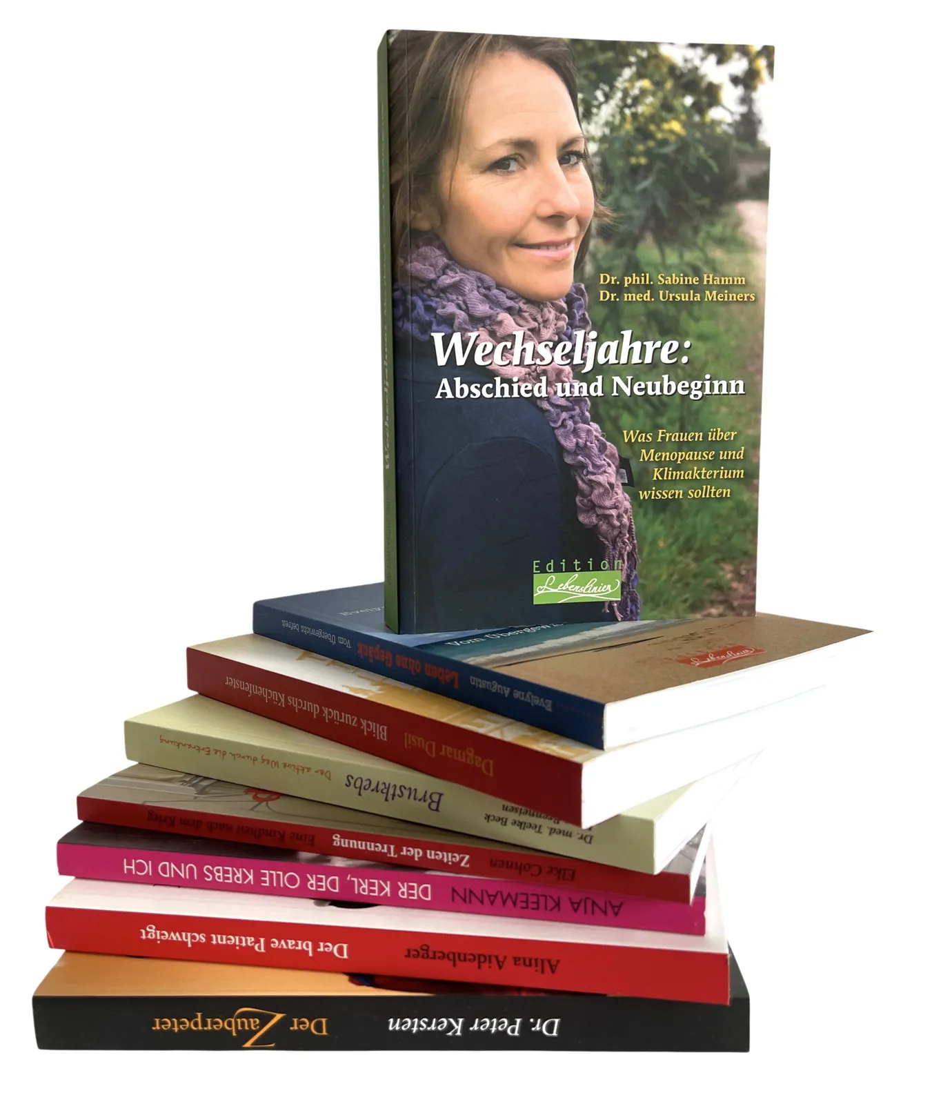 Stapel gestalteter Ratgeberbücher